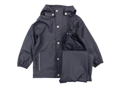 En Fant regntøj bukser og jakke blue night